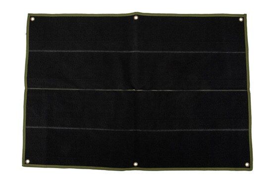 Primary Arms Morale Patch Panel with 3-Pack Morale Patches - OD Green is a hook and loop patch holder